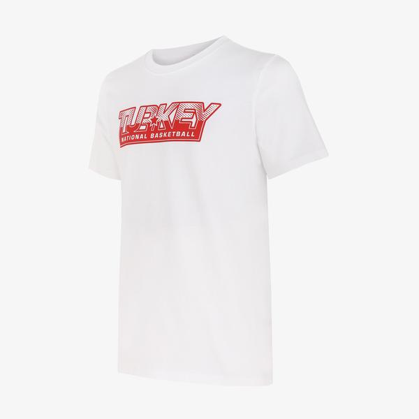 Puma Türkiye Basketbol Milli Takım Fan Erkek Beyaz T-shirt