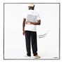 Lacoste x Peanuts Erkek Regular Fit Uzun Kollu Bisiklet Yaka Baskılı Beyaz T-Shirt