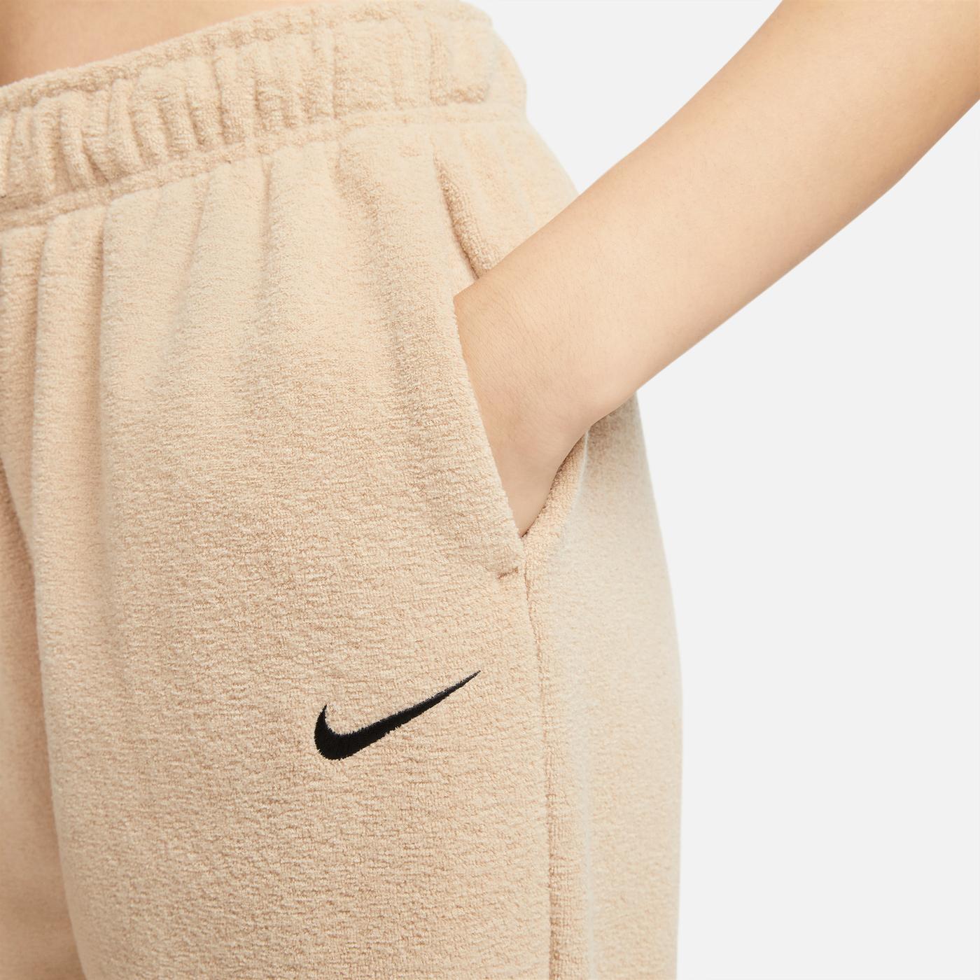 Nike Sportswear Essentials Kadın Bej Eşofman Altı