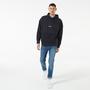 Timberland YC Garment Dyed Graphic Hoodie Relaxed Erkek Siyah Sweatshirt