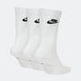 Nike Sportswear Every Essential Crew Unisex Beyaz Çorap