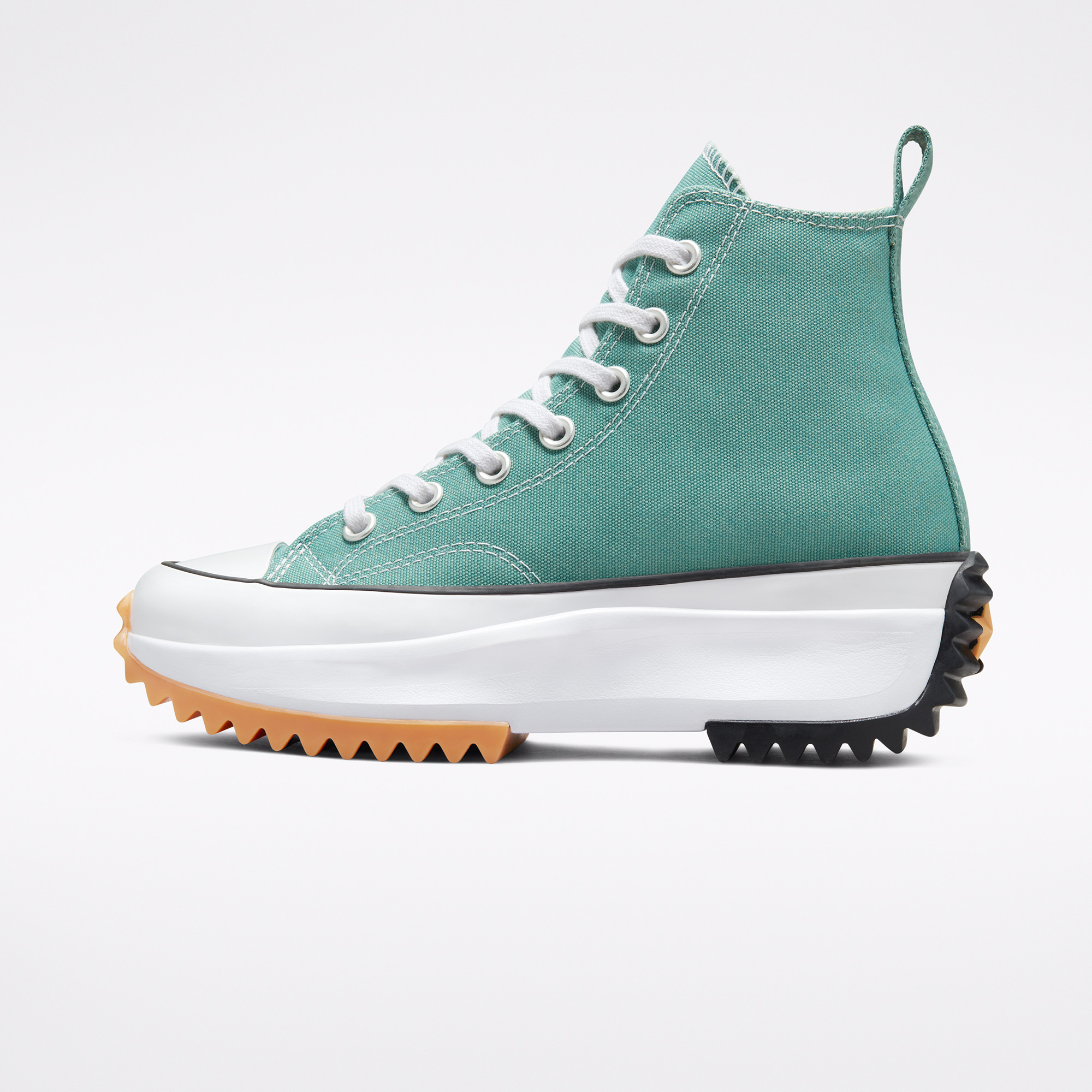 Converse Run Star Hike Recycled Polyester Platform Unisex Yeşil Sneaker