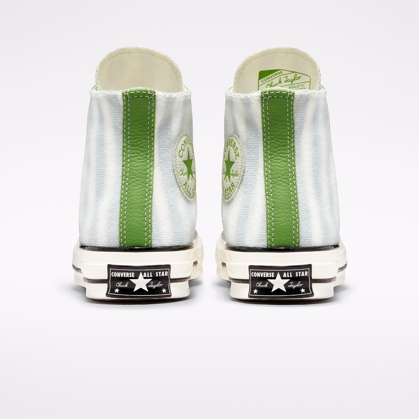 Converse Chuck 70 Striped Terry Kadın Yeşil Sneaker