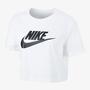 Nike Sportswear Essential Crop Kadın Beyaz T-Shirt