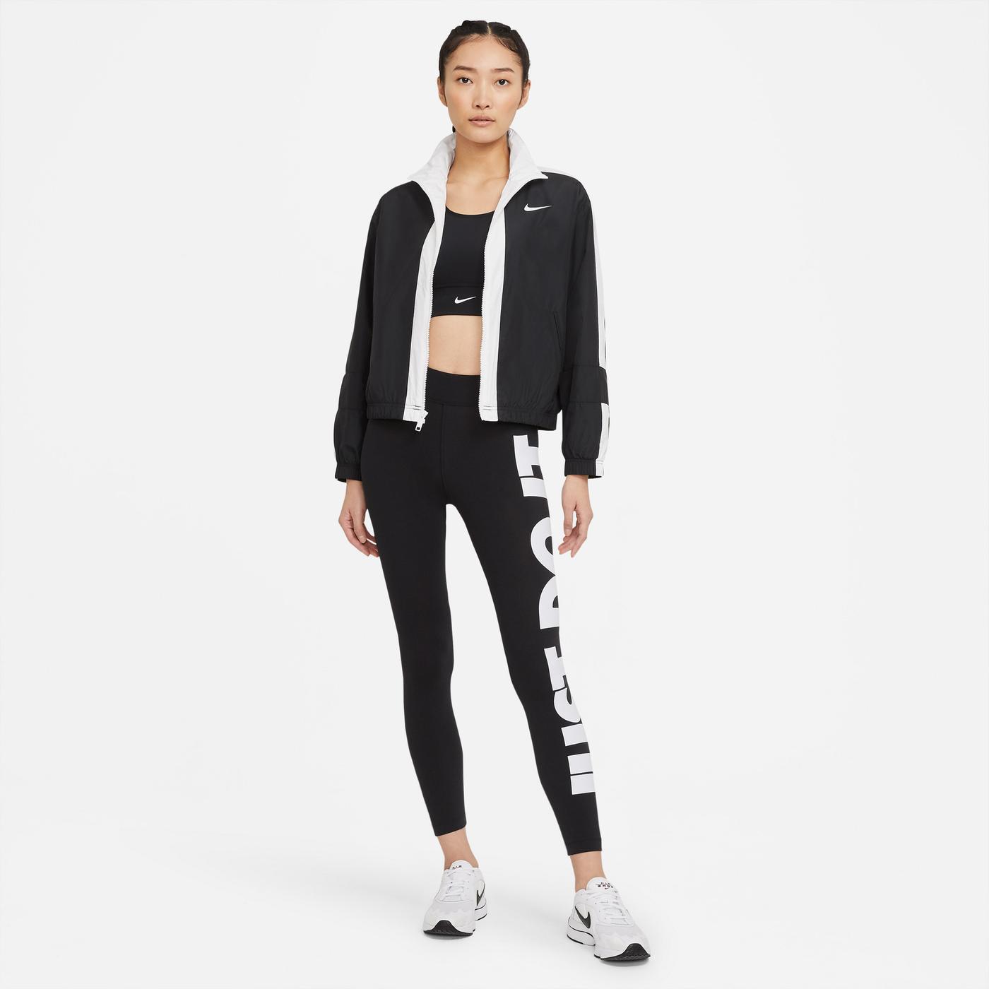 Nike Sportswear Essential Kadın Siyah High-Rise Tayt