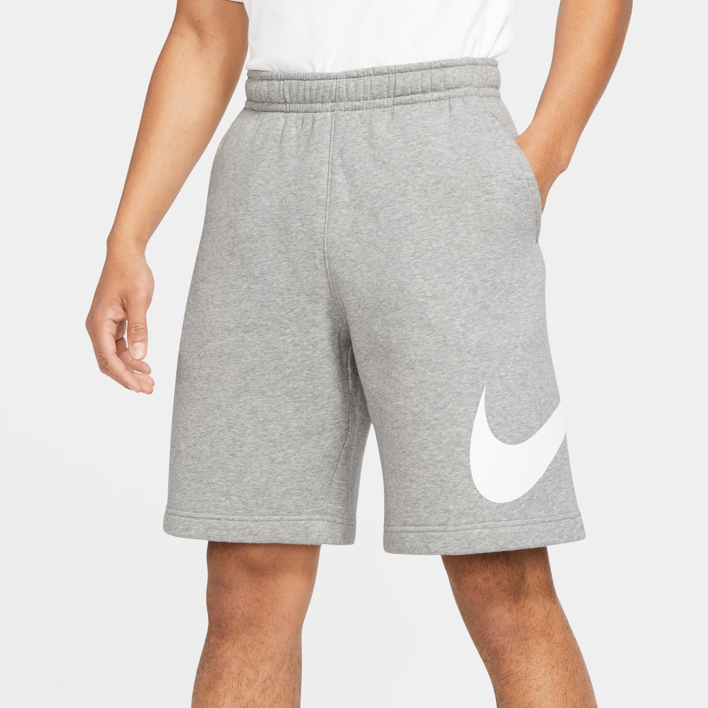 Nike Sportswear Club Erkek Gri Şort