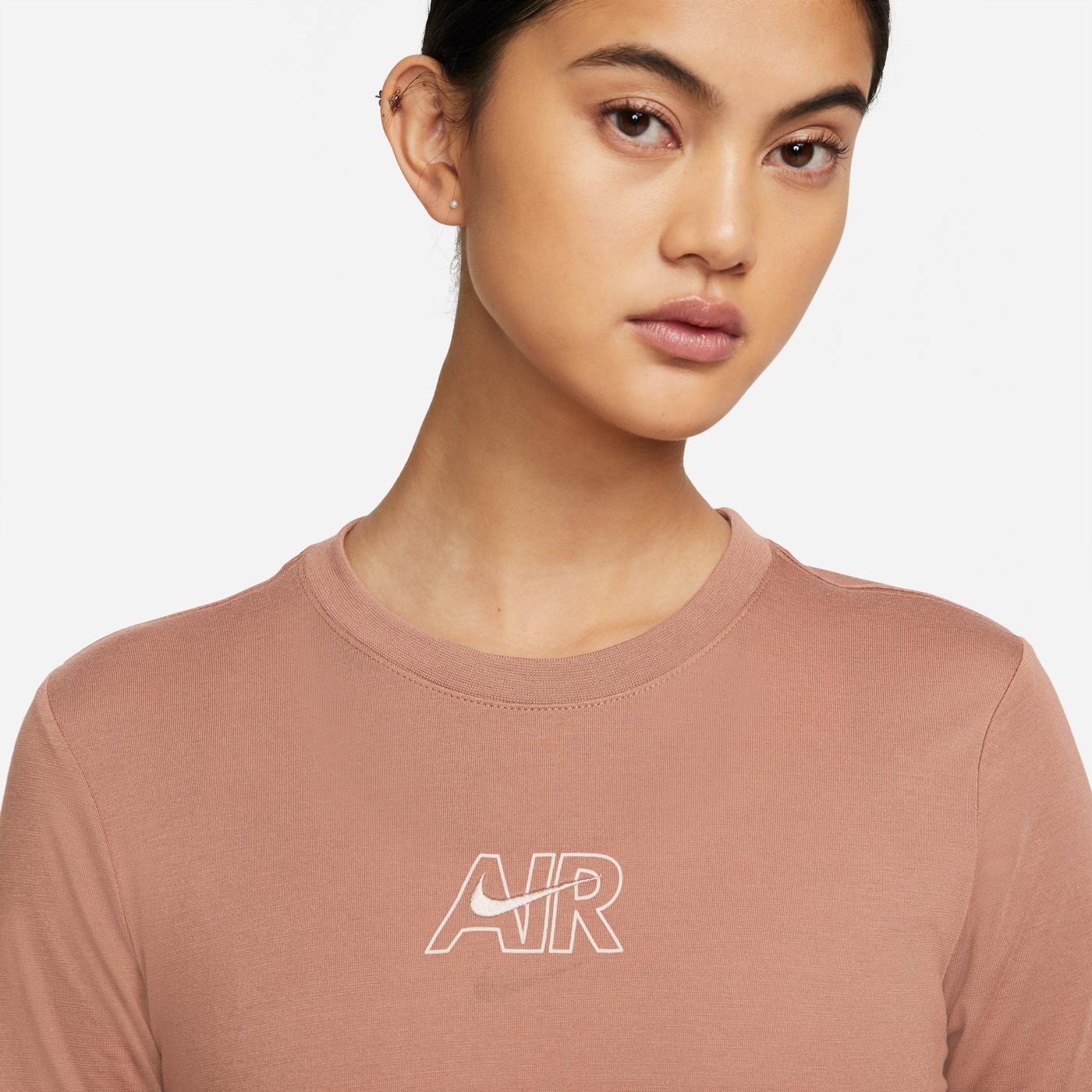 Nike Sportswear Air Crop Kadın Pembe T-Shirt