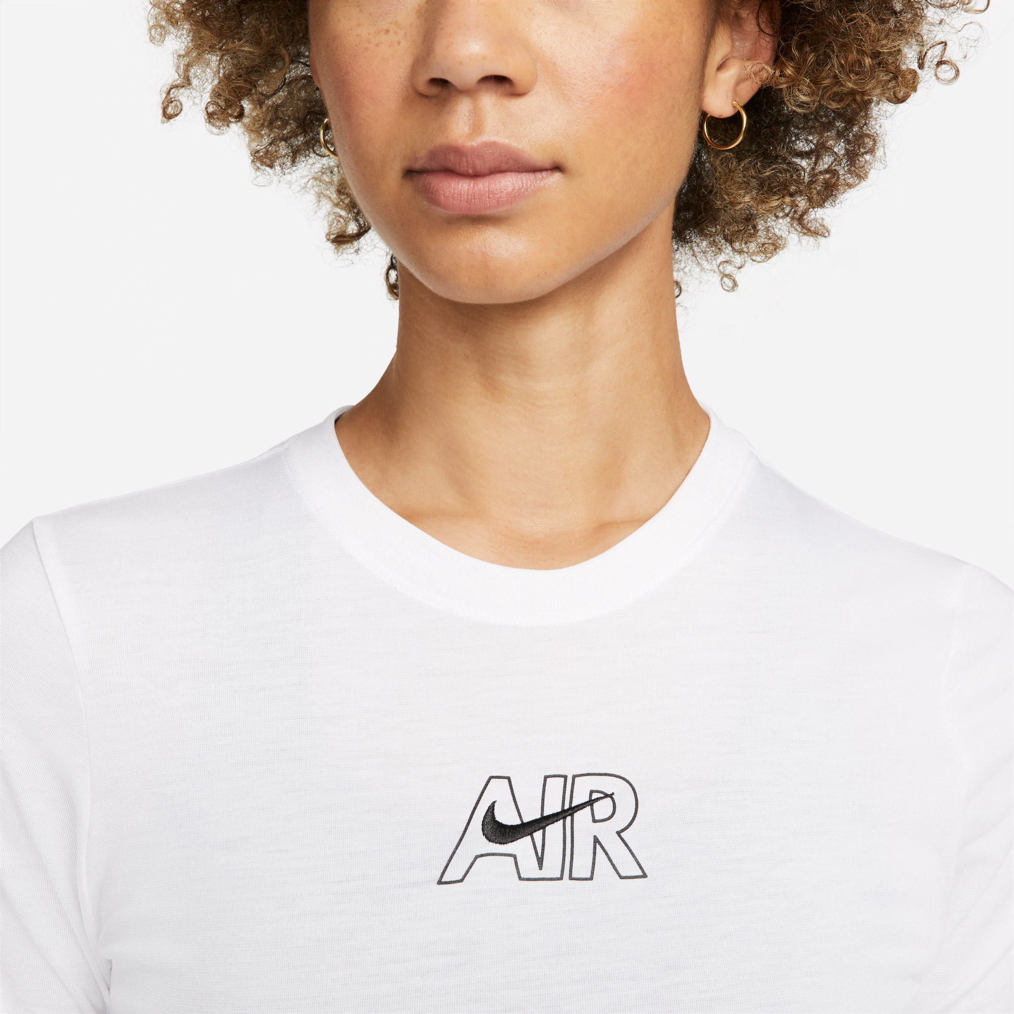 Nike Sportswear Air Crop Kadın Beyaz T-Shirt