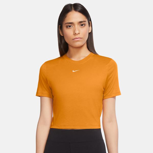 Nike Sportswear Essential Crop Kadın Turuncu T-Shirt