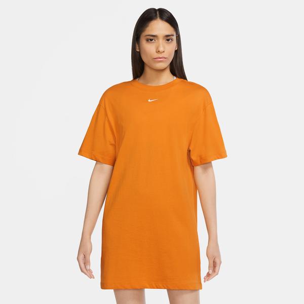 Nike Sportswear Essential Kadın Turuncu Elbise