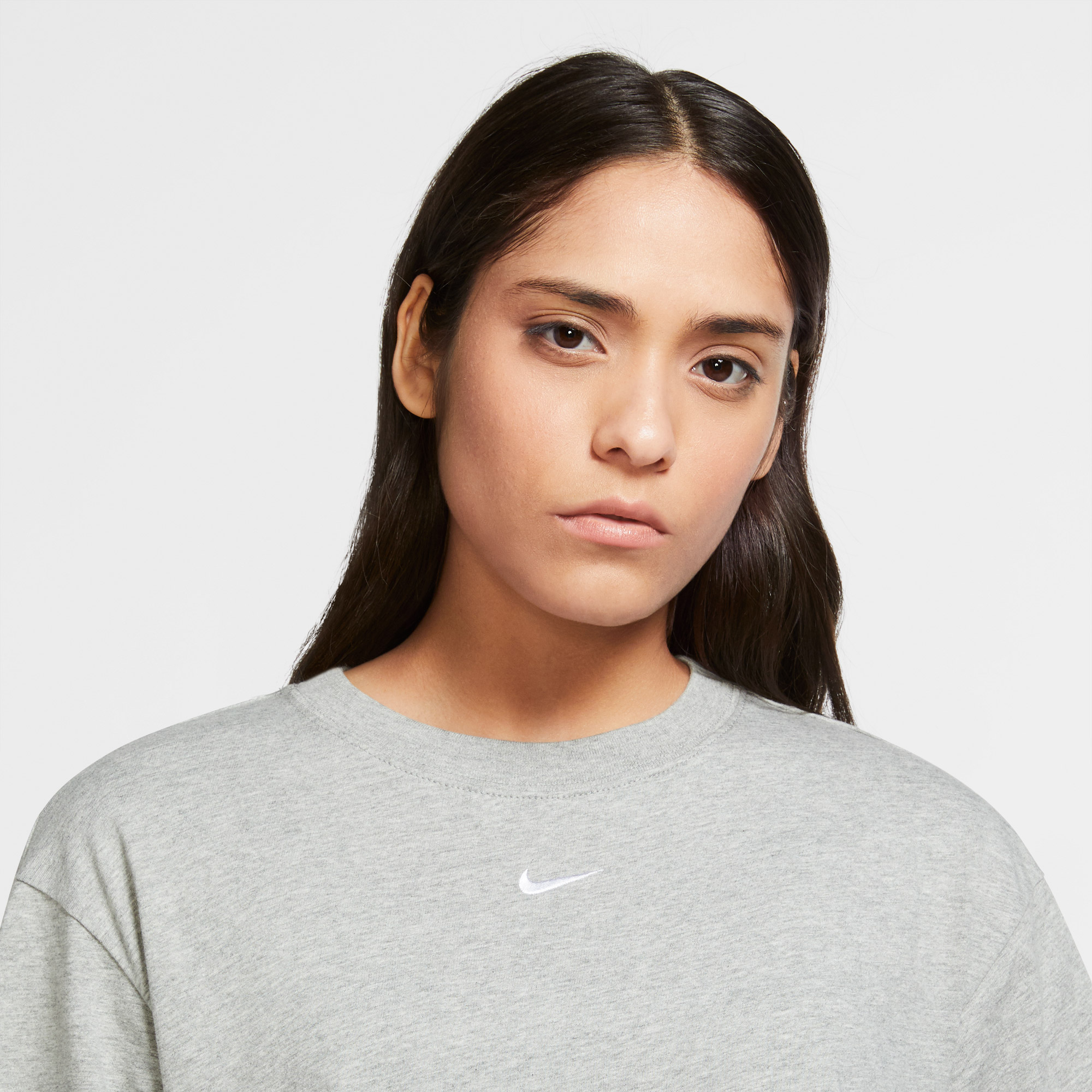 Nike Sportswear Essential Kadın Gri Elbise