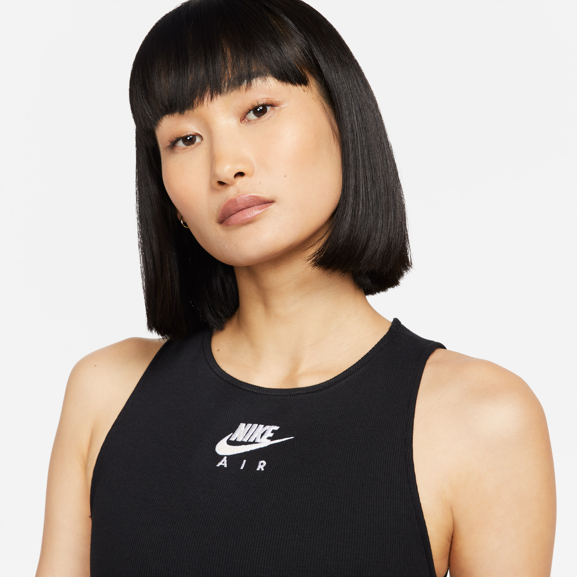 Nike Sportswear Air Crop Kadın Siyah Bra