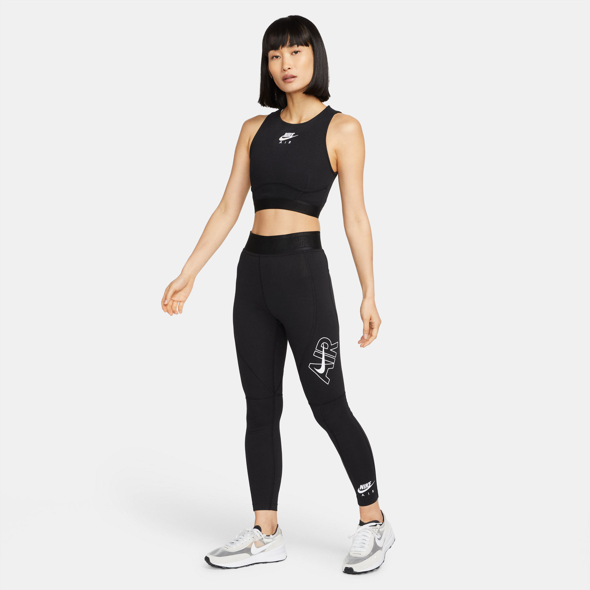 Nike Sportswear Air Crop Kadın Siyah Bra