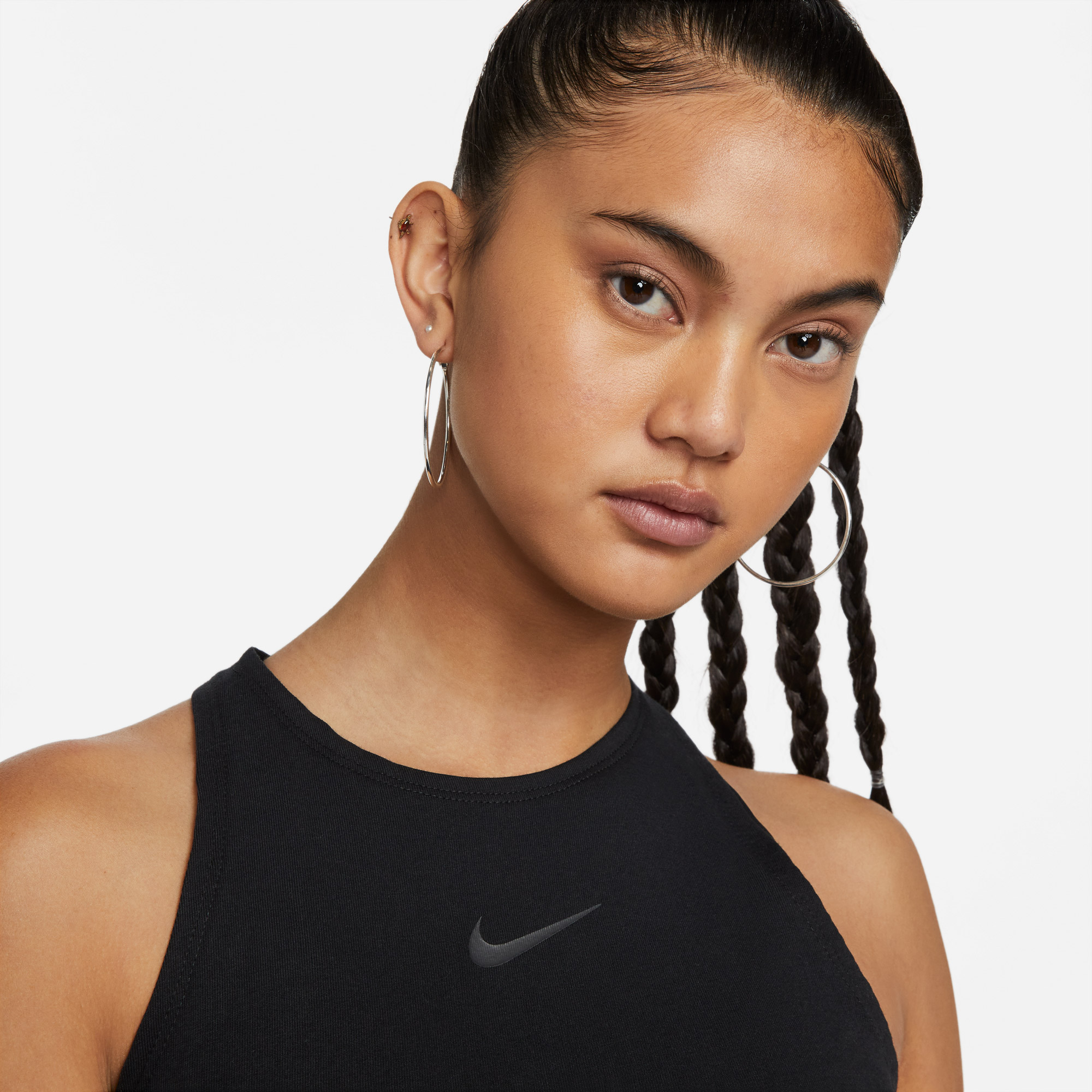 Nike Sportswear Kadın Siyah Crop Top