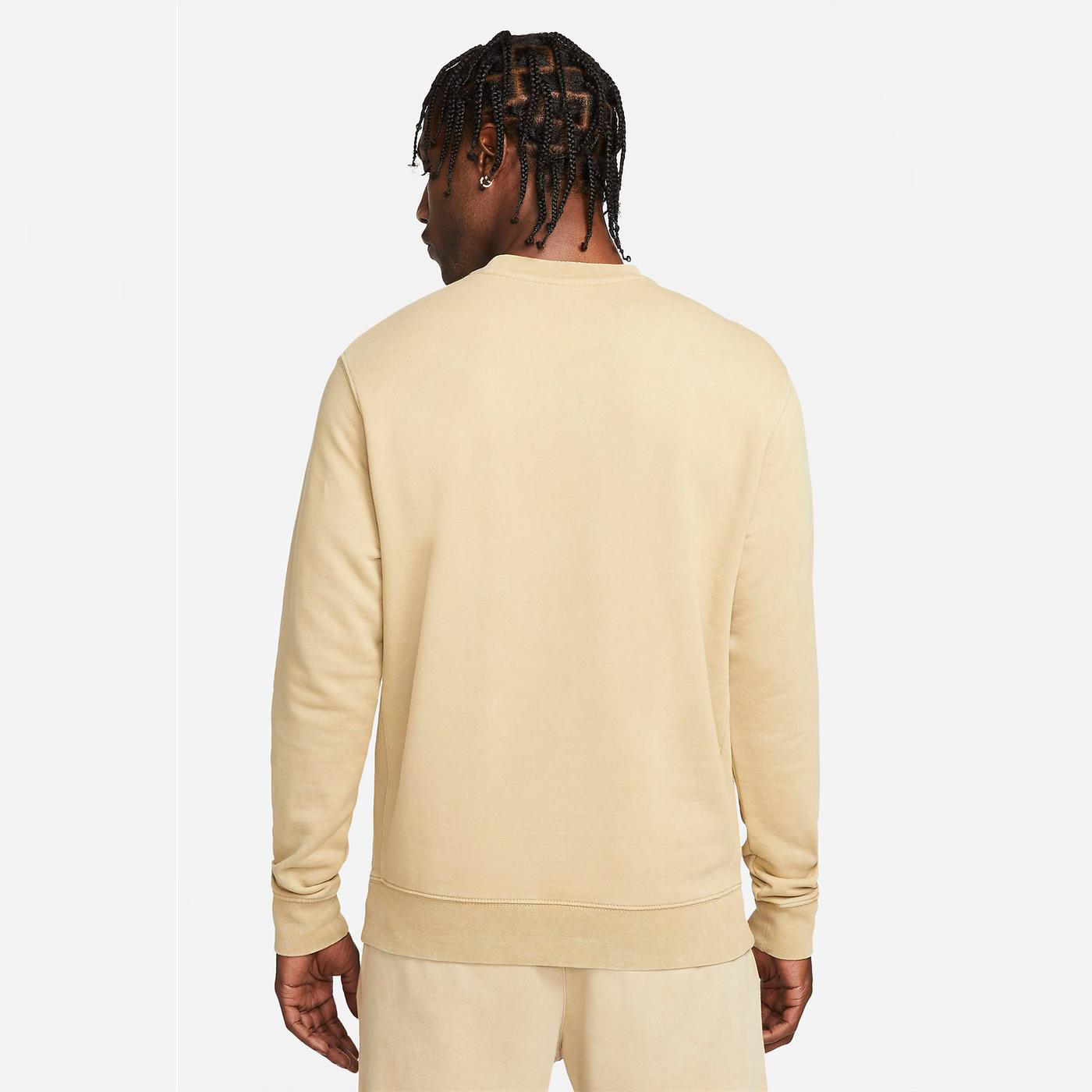 Nike Sportswear Arch Fleece Erkek Bej Sweatshirt