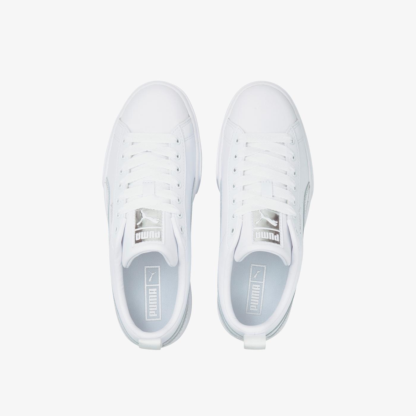 Puma Mayze Glow Kadın Platform Beyaz Spor Ayakkabı