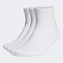 adidas Hc Quarte 3'lü Unisex Beyaz Çorap