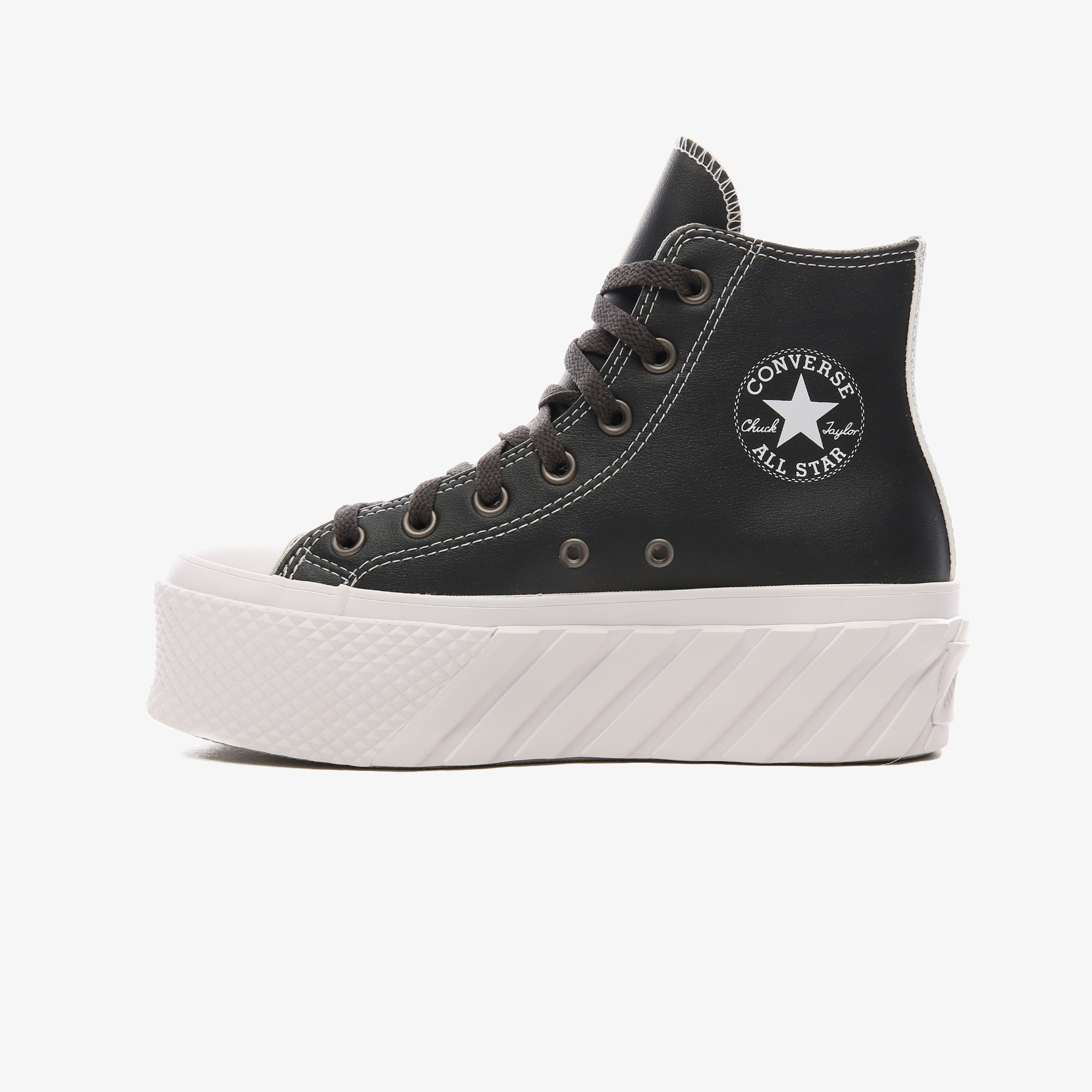 Converse Chuck Taylor All Star Lift 2X Matte Metallic Ultra Platform Kadın Gri Sneaker