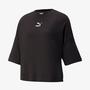Puma Classics Oversized Kadın Siyah T-Shirt