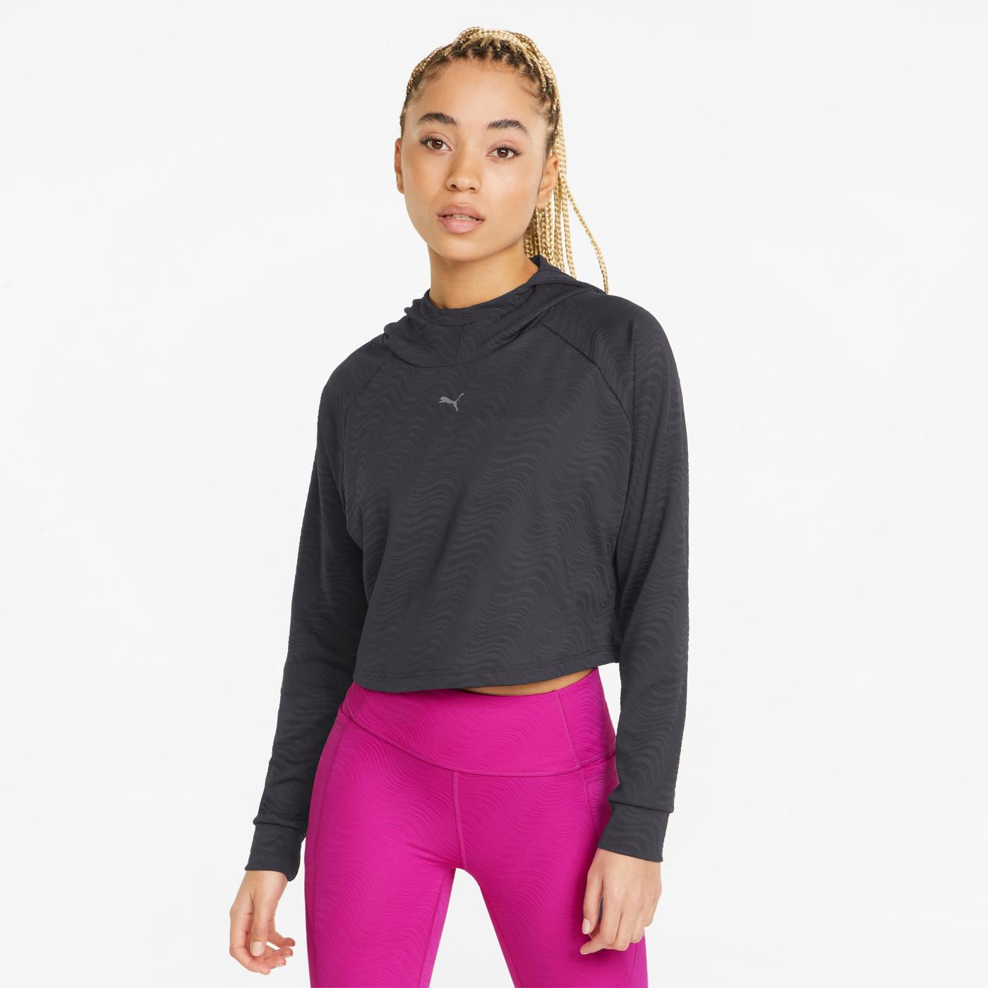 Puma Flawless Kadın Siyah Kapüşonlu Sweatshirt