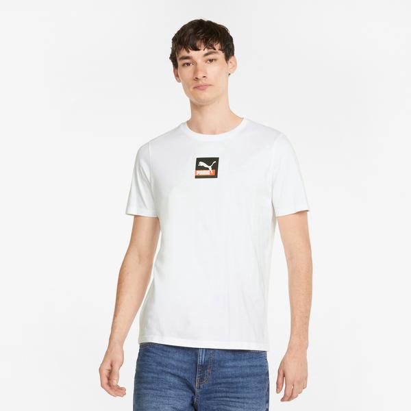 Puma Brand Love Erkek Beyaz T-Shirt