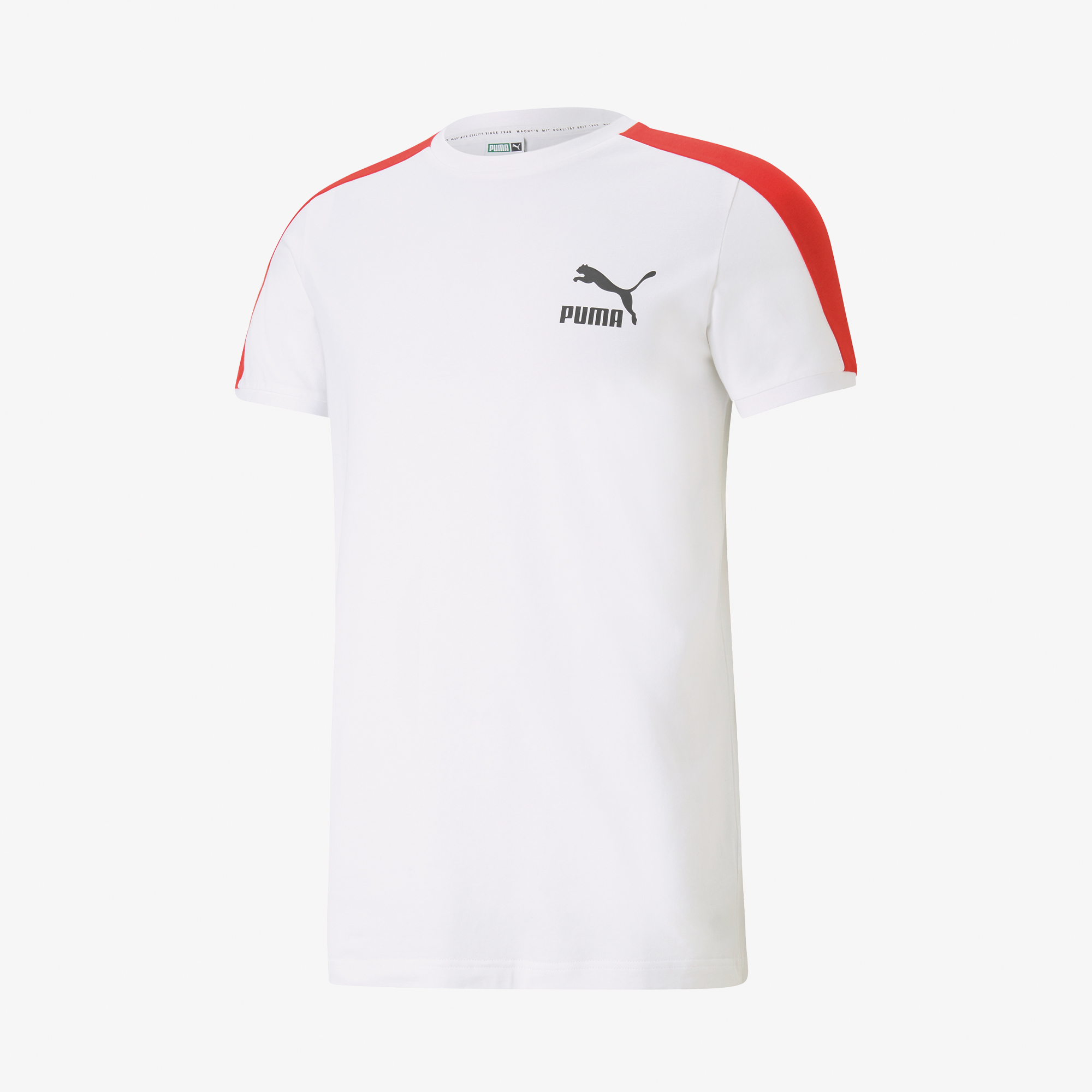 Puma Iconic T7 Erkek Beyaz T-Shirt