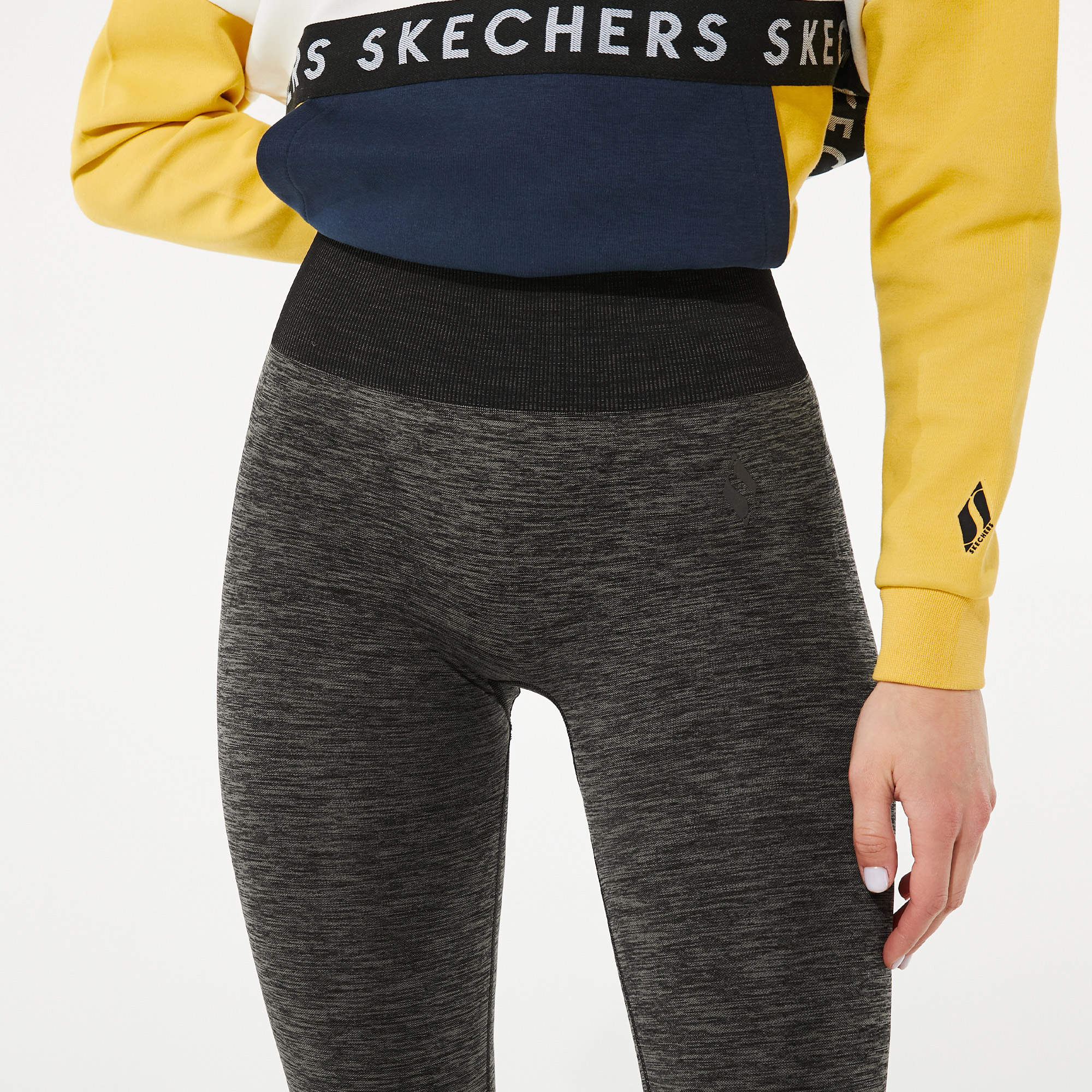 Skechers Seamless Ankle Legging Kadın Siyah Tayt