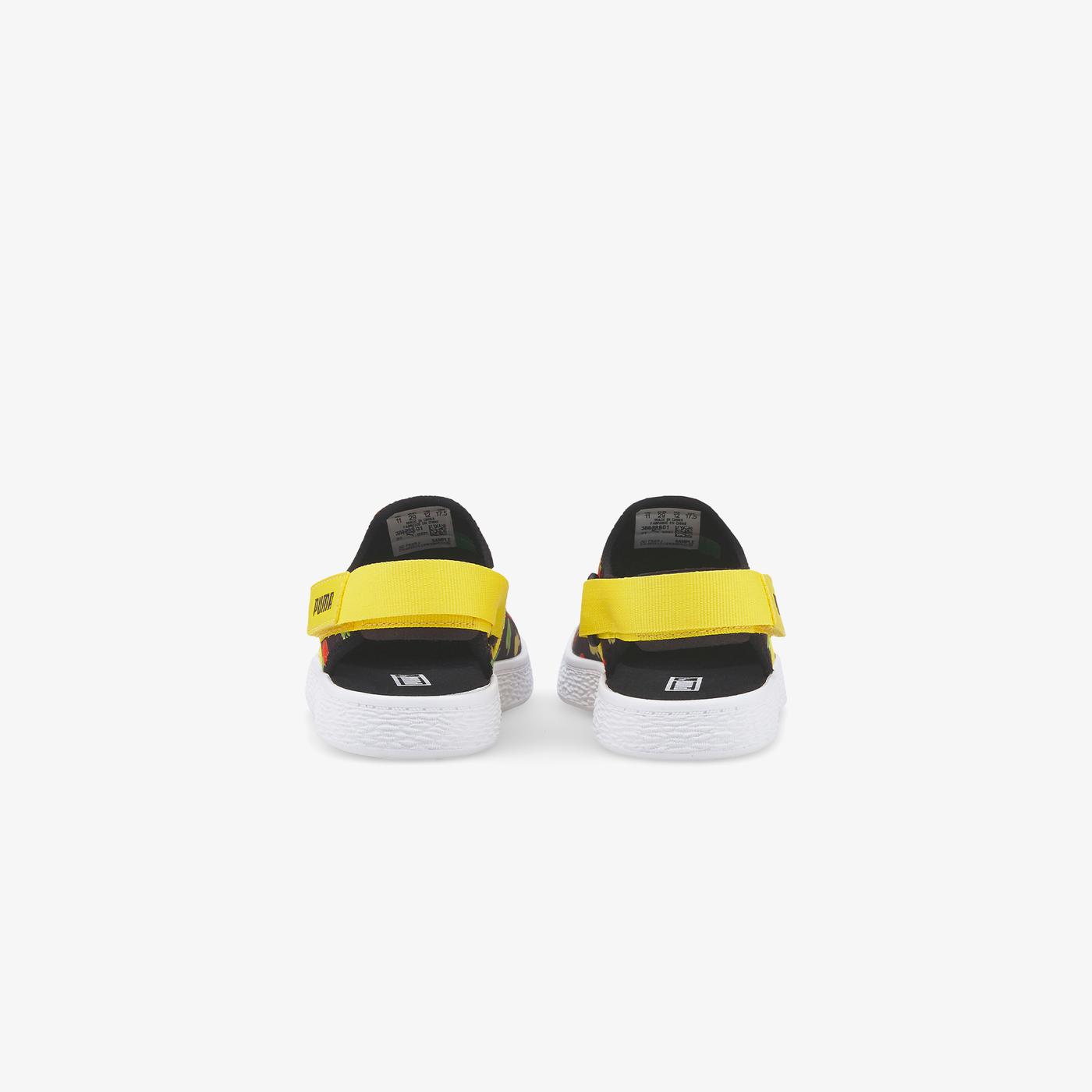 Puma Light-Flex Summer Çocuk Siyah Sandalet