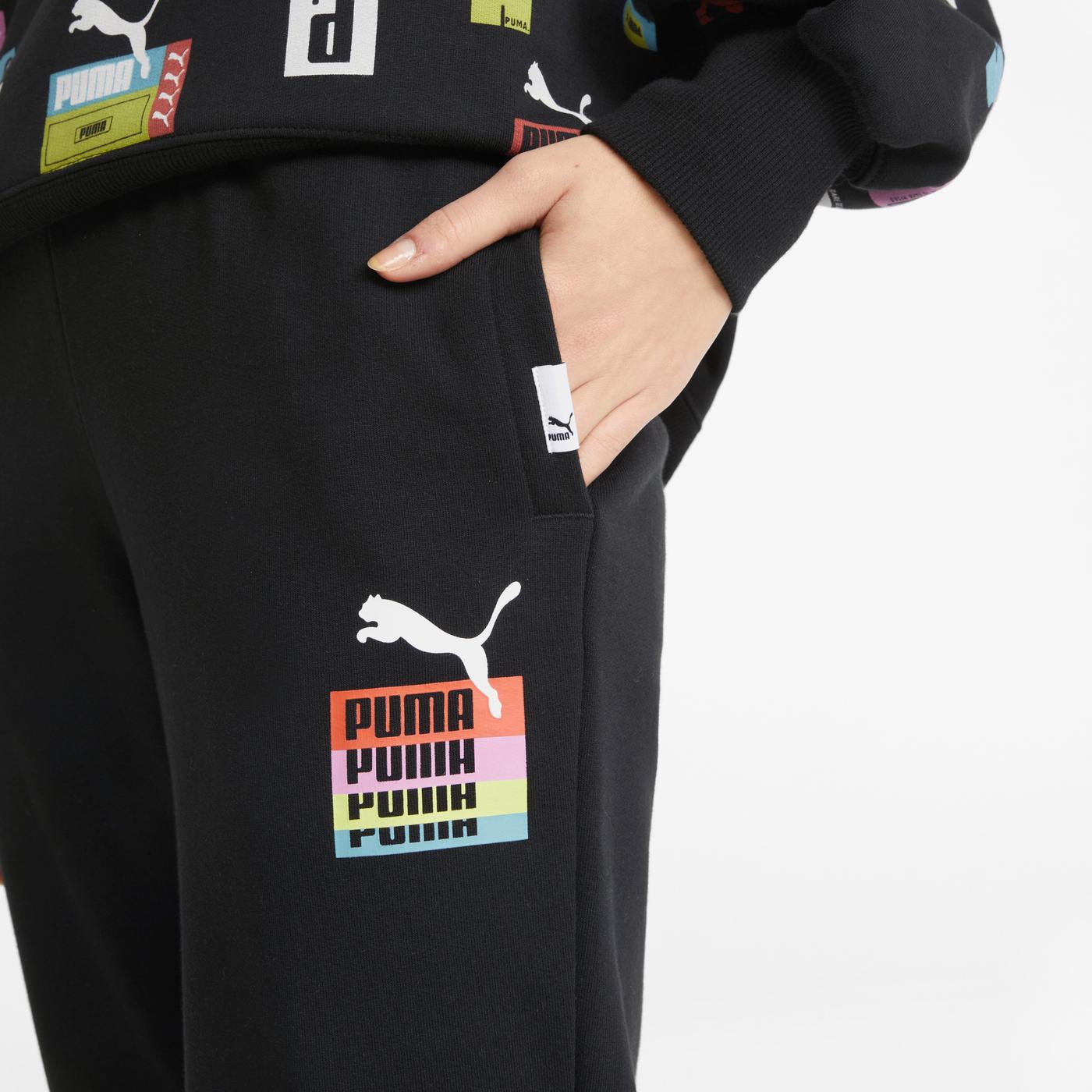Puma Brand Love Kadın Siyah Eşofman Altı