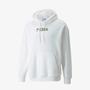 Puma Downtown Graphic Erkek Beyaz Kapüşonlu Sweatshirt