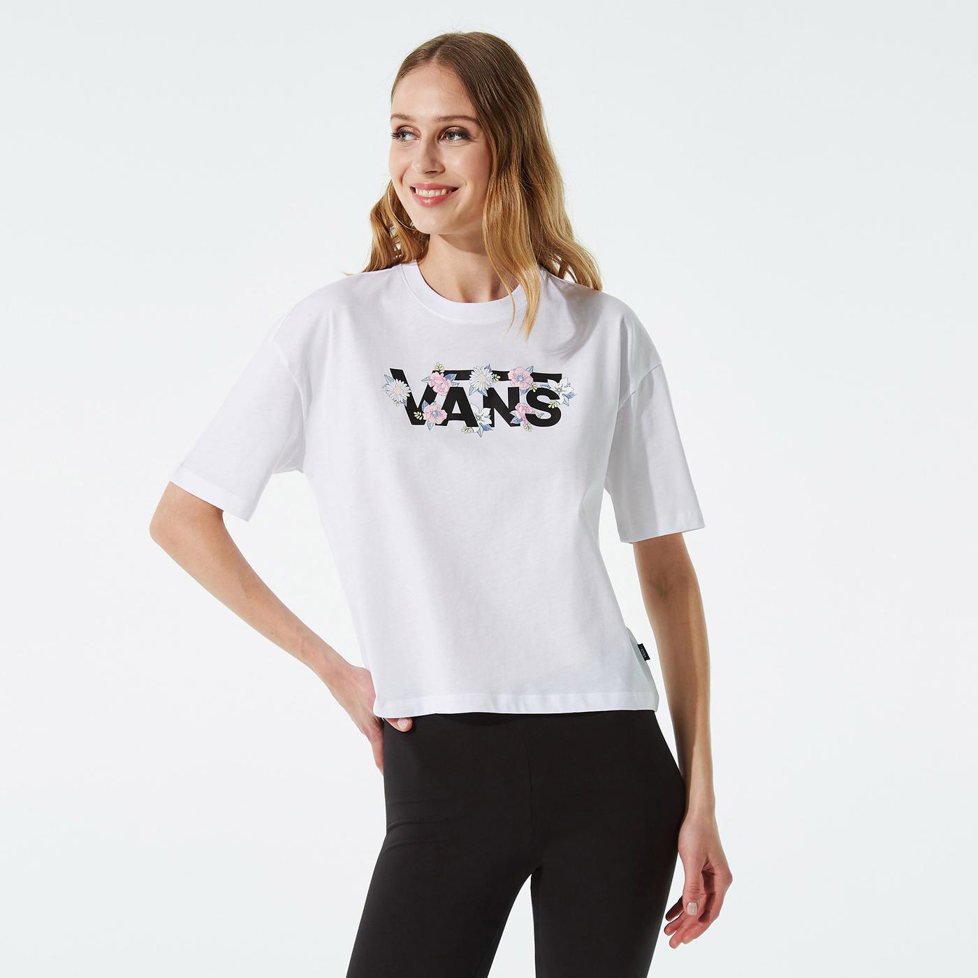Vans Flow Rina Kadın Beyaz T-Shirt