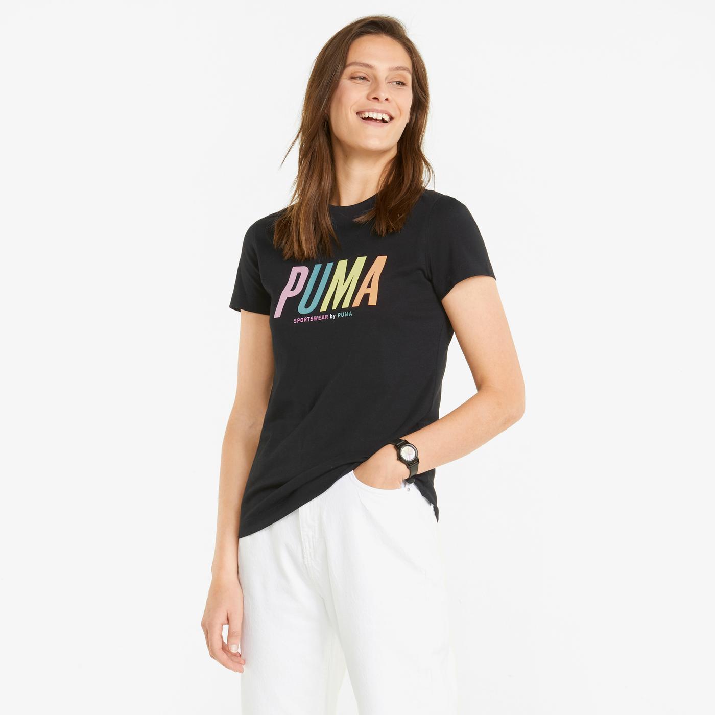 Puma Sportstyle Prime Kadın Siyah T-Shirt