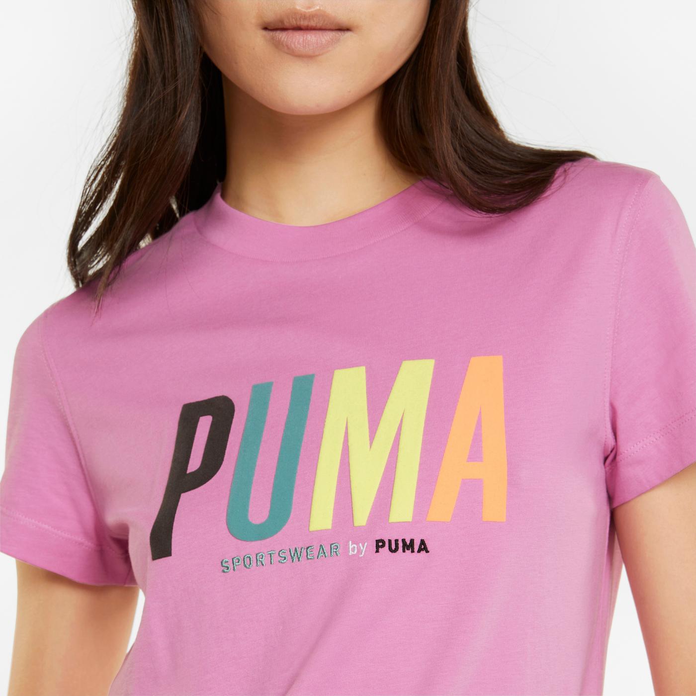 Puma Sportstyle Prime Kadın Pembe T-Shirt
