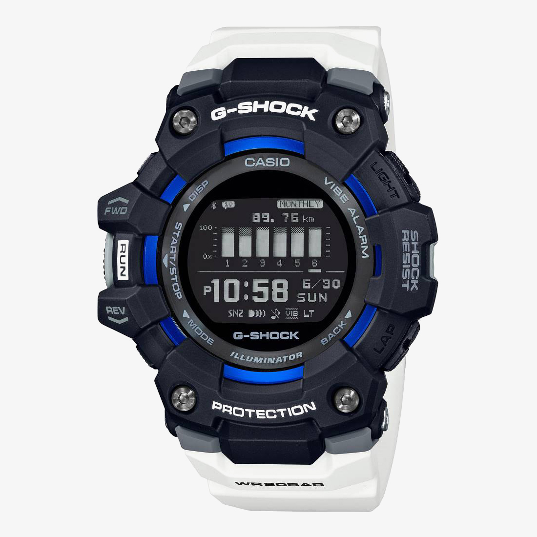 Casio G-Shock GBD-100-1A7DR Unisex Beyaz Kol Saati
