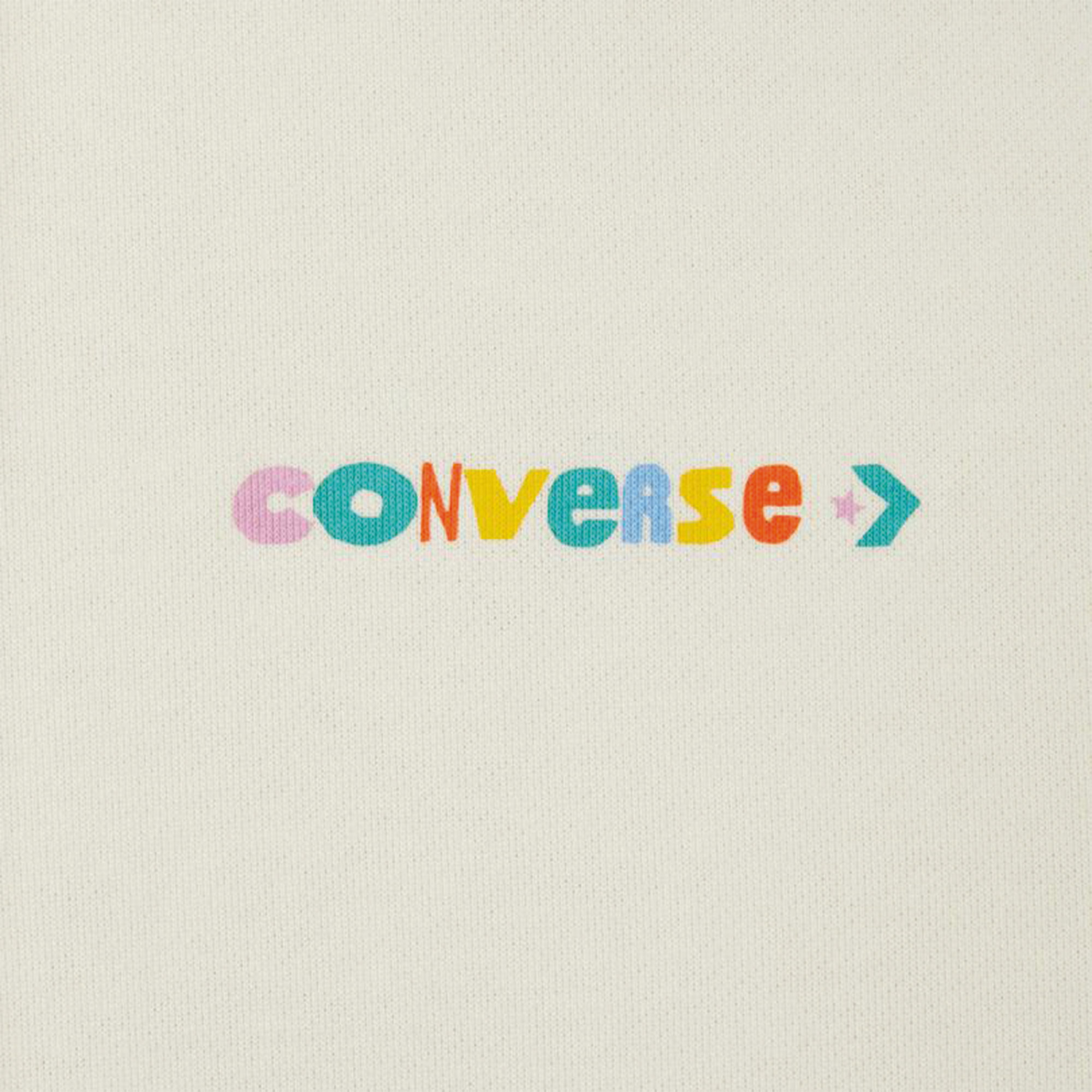 Converse Much Love Graphic Unisex Krem Sweatshirt