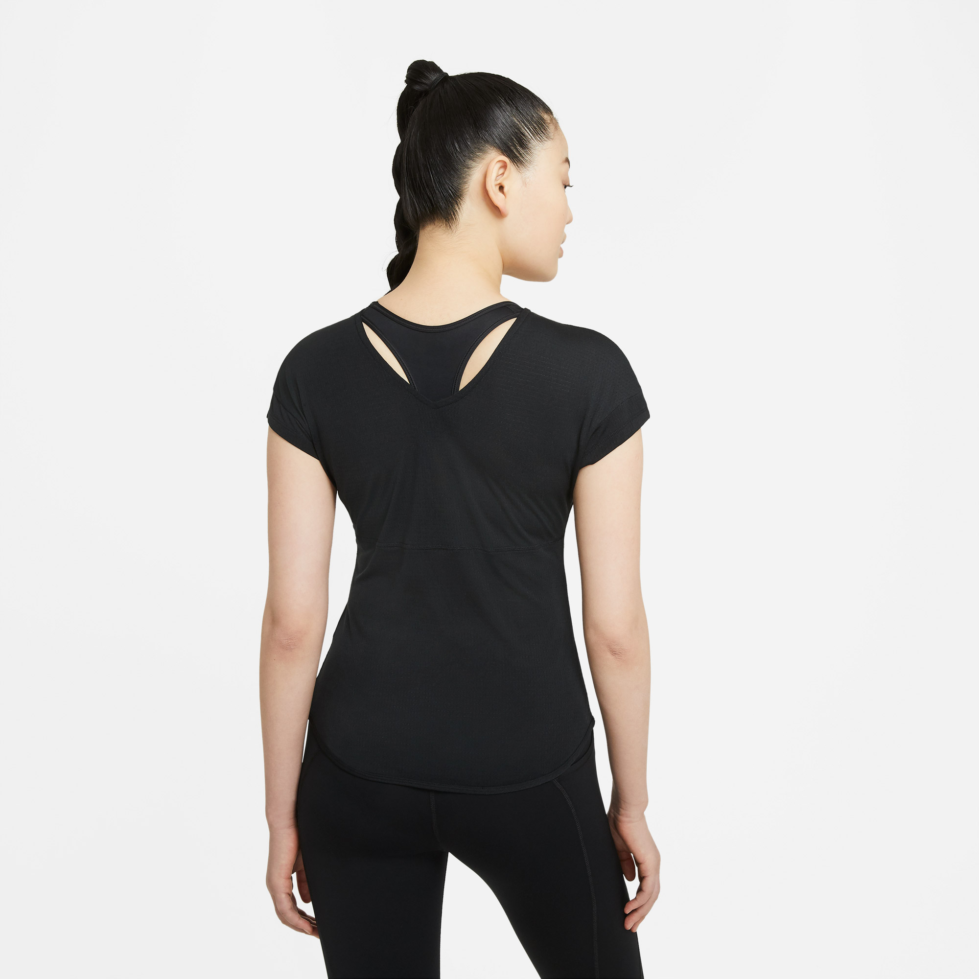 Nike Breathe Top Cool Kadın Siyah T-Shirt