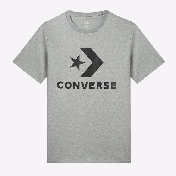 Converse Star Chevron Erkek Gri T-Shirt