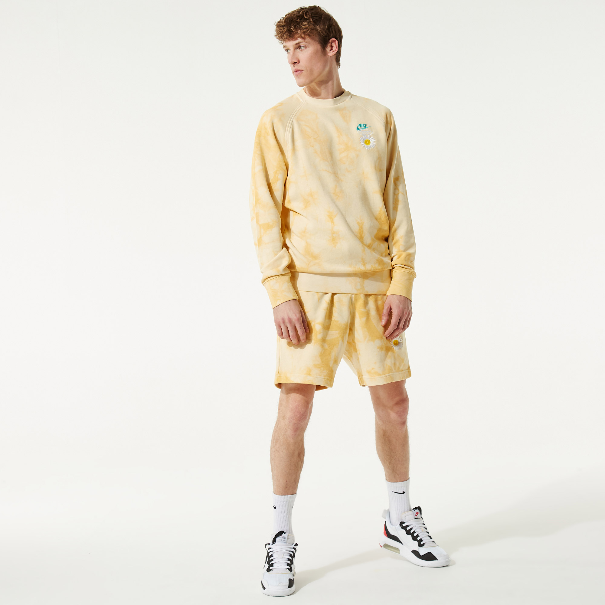 Nike Sportswear Erkek Sarı Sweatshirt