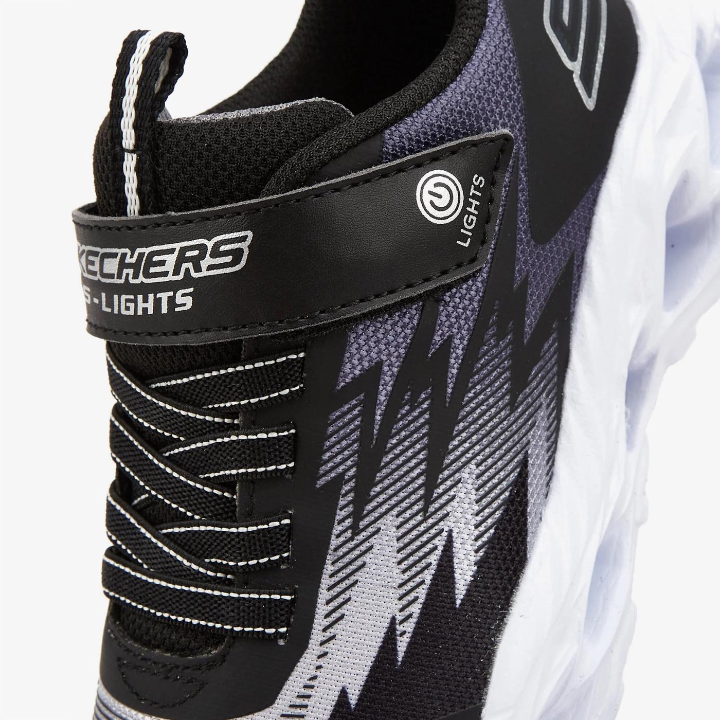 Skechers S Lights-Vortex-Flash-Zorent Çocuk Siyah Spor Ayakkabı
