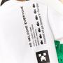 Lacoste X Minecraft Kadın Regular Fit Bisiklet Yaka Baskılı Beyaz T-Shirt
