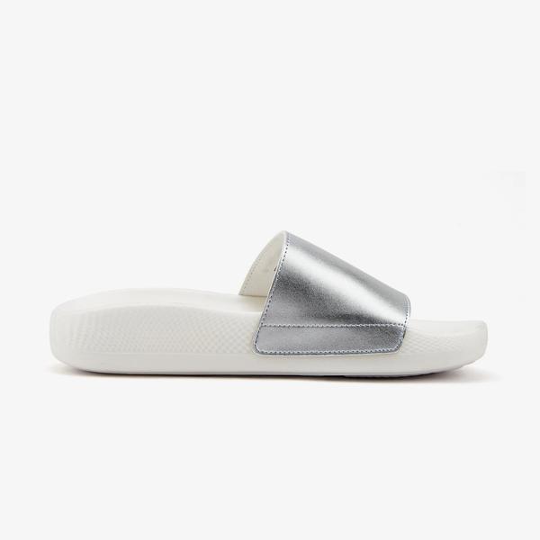 Skechers Hyper Slide - Shine On Kadın Gümüş Sandalet