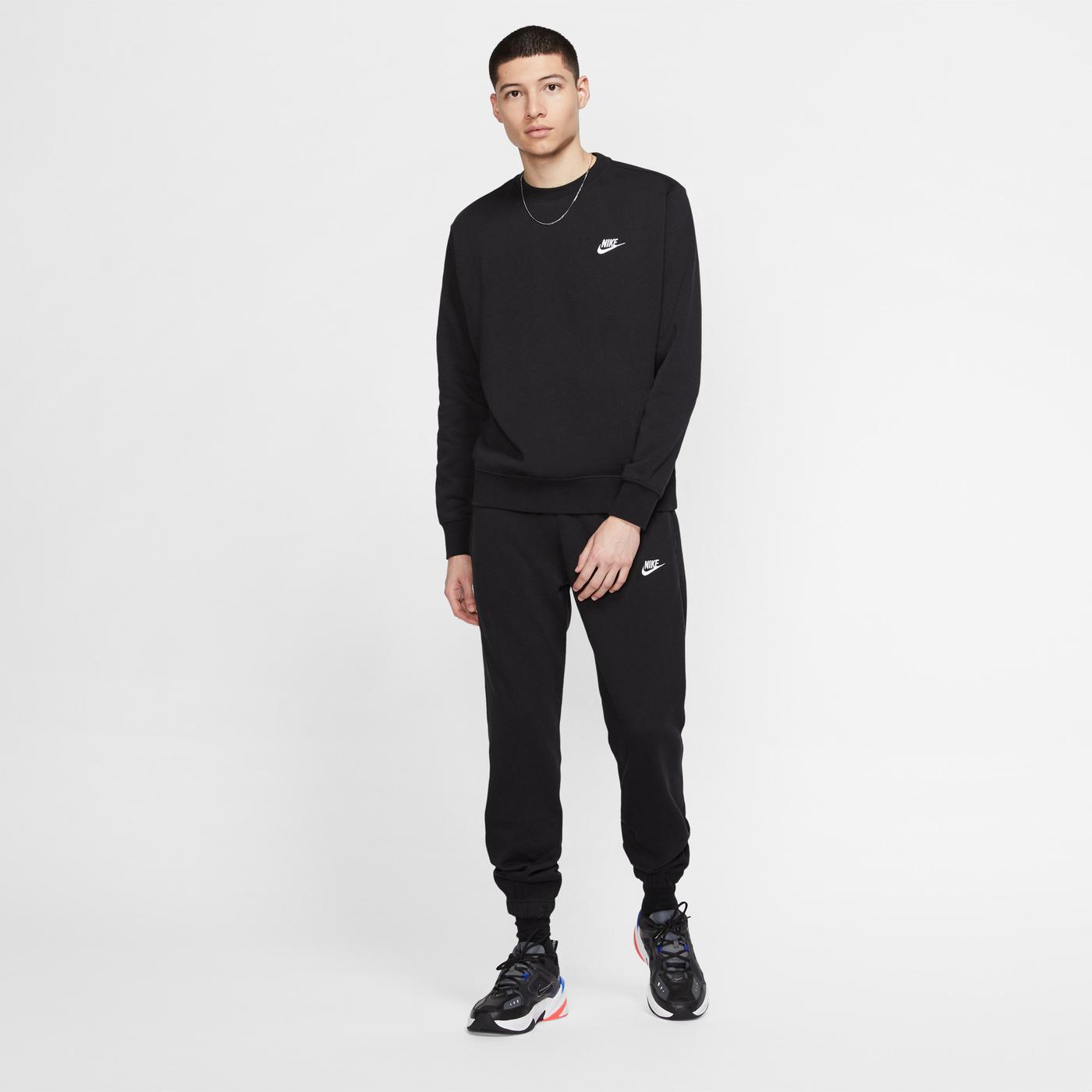 Nike Sportswear Club Fleece Erkek Siyah Sweatshirt
