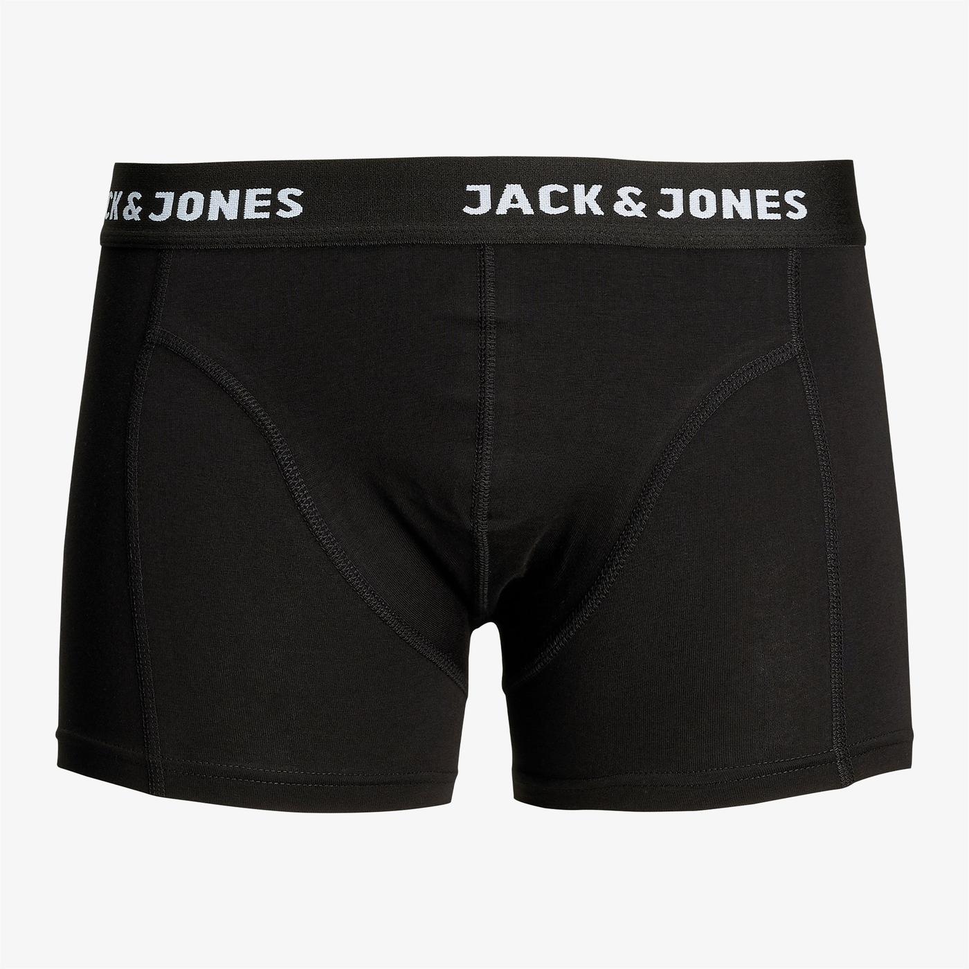 Jack & Jones Jacanthony 3'lü  Erkek Siyah Boxer