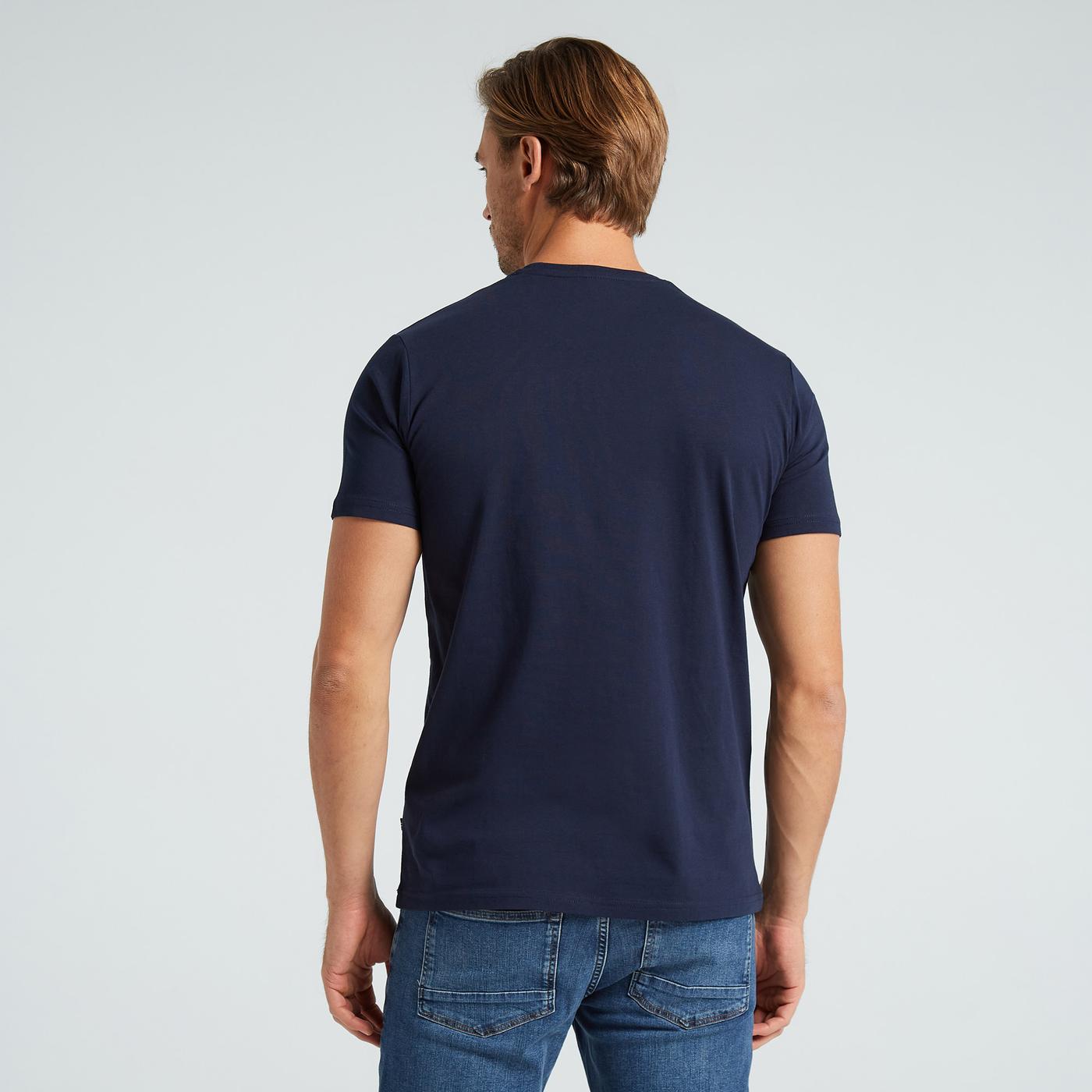 Nautica Erkek Lacivert Standart Fit Kısa Kollu T-Shirt