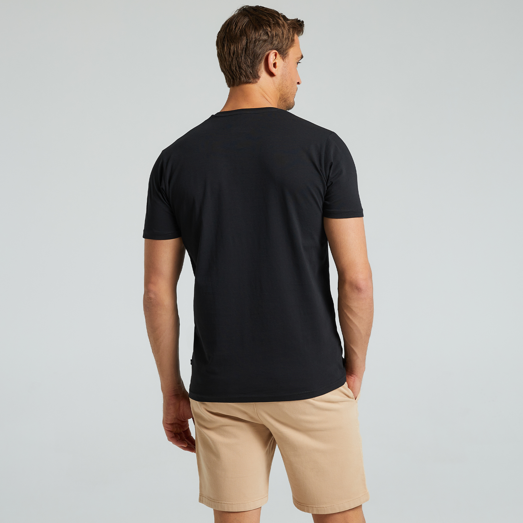Nautica Erkek Siyah Standart Fit Kısa Kollu T-Shirt