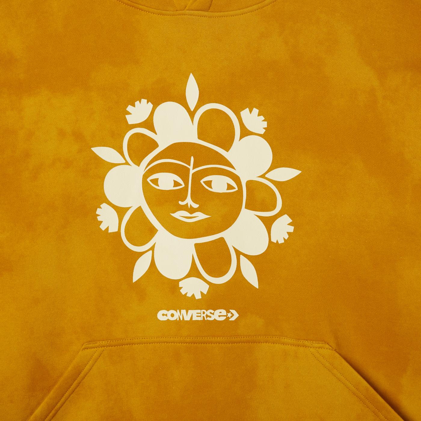 Converse Whm Oversized Goldtone Kadın Sarı Sweatshirt