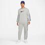 Nike Sportswear Repeat Fleece Erkek Gri Sweatshirt