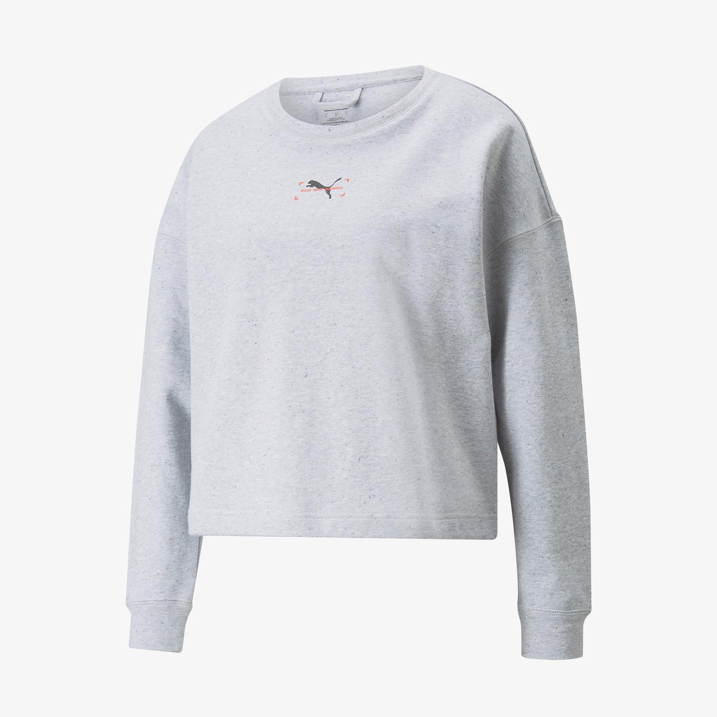 Puma RE:Collection Kadın Gri Sweatshirt