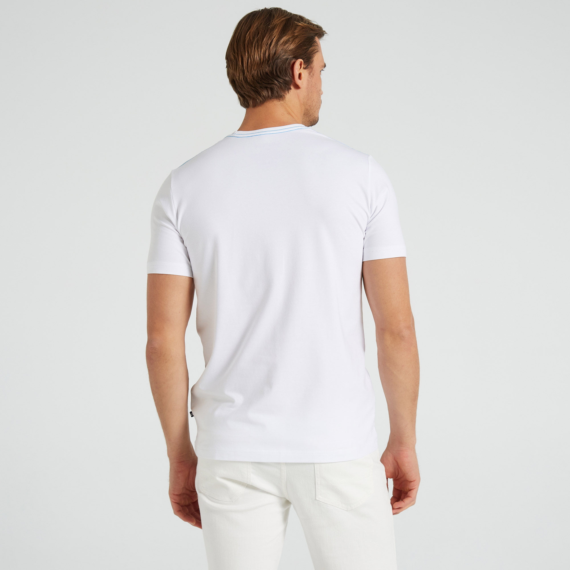 Nautica Standart Fit Erkek Beyaz T-Shirt