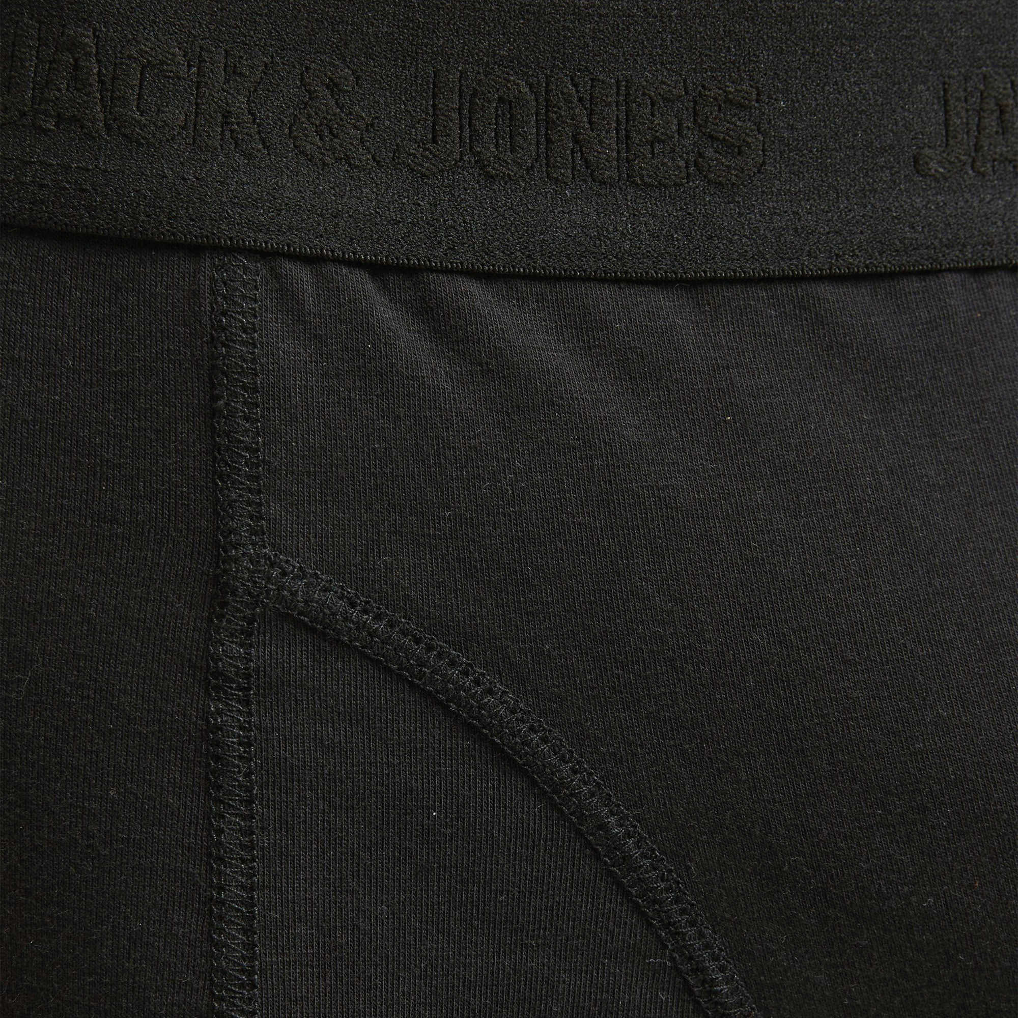 Jack & Jones Jackwaistband 3'lü Erkek Siyah Boxer